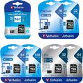 Verbatim Micro SD Speicher Karte mit Adapter Pro Premium Class10 16GB 32GB 64GB