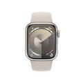 Apple Watch Series 9 (GPS) 45mm Aluminiumgehäuse polarstern, Sportband