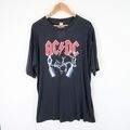 ACDC T-Shirt Vintage dünn verblasst Metal Musik Rockband Gr. XL/2XL (M9470)