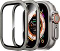 2X Schutzglas für Apple Watch Ultra 2 / Ultra 49mm Panzerfolie Display Titan