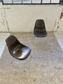 CHARLES EAMES | 1 von 2 herman miller collection side chair fiberglas seal brown