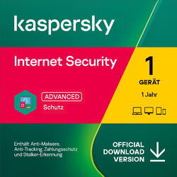 Kaspersky Internet Security  2024 1 PC 1 Jahr  Multi Device Win Mac PC ( Win11 )