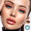 LuxDelux Classic Jahreslinsen Farbig - Farbige Weiche Kontaktlinsen ohne Stärke