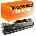 2x Laser-Toner XXL für HP Laserjet Pro M 1212 NF MFP M 1213 NF MFP P 1102 W