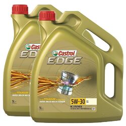 10 L LITER CASTROL EDGE FLUID TITANIUM 5W-30 LL MOTOR-ÖL MOTORENÖL