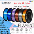 Geeetech PLA/ABS+/PETG/Silk PLA/TPU Filament 1Kg 1,75 mm für FDM 3D Drucker