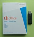 Microsoft Office 2013 Home and Business Produkt Schlüsselkarte mit USB VERSIEGELT