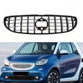 Sport Kühlergrill Gitter GT Stil Für Mercedes Benz Fortwo W453 2015-2019 Silber