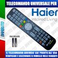 TELECOMANDO UNIVERSALE TV HAIER CLICCA IL TUO MODELLO LO RICEVERAI GIÃ PRONTO