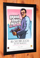 Grand Theft Auto Vice City Stories GTA Mini Werbeblatt Gerahmt Poster Ad Framed