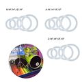Superior Drum Sound Control 4 Drum Schalldämpfer Ringe für verbesserte Leistun