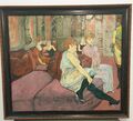 XXL Ölgemälde nach Henri Lautrec de Toulouse Der Salon in der Rue des Moulins