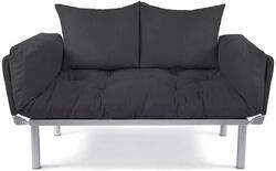 Easysitz Sofa 2 Sitzer mit Schlaffunktion Kleine Schlafsofa 2er Zweisitzer Couch