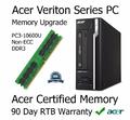 4GB Kit DDR3 Speicher Upgrade Acer Veriton X2610G SFF PC Nicht-ECC PC3-10600