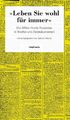 Jean-Jacques/Hume, David Rousseau | 'Leben Sie wohl für immer' | Buch | Deutsch