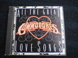 CD  COMMODORES  All the great Love Songs  1st press Motown ZD72222 first print