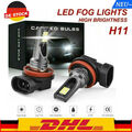2X H11 H8 Led 6500K Nebel Scheinwerfer Kit Birne Canbus-Lampen Bulbs Vs Xenon#DE