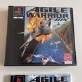 Agile Guerriero F-Iiix PS1 PLAYSTATION 1 Pal UK (NM) Combattente Jets Gioco