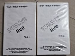 Puhdys -Neue Helden-Tour VHS -Paderborn, Teil 1 & 2,Ostrock,DDR,Quaster,Maschine