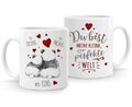 Kaffee-Tasse Panda Ich Deins Du Meins Wir Eins Liebes-Geschenk Valentinstag