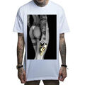 Mafioso Herren GOLDIE Weiß T-Shirt Kleidung Bekleidung Tattoo Totenkopf