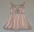 Kurzes Alyce Paris Dress - rosa - Glitzer, Steinchen und Pailleten - US-Größe 6 