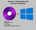 WINDOWS 10 HOME + PRO INSTALLATIONS DVD BOOTFÄHIG 32 + 64-BIT UPGRADE REPARATUR