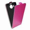 Flip Schutz Handy Hülle Sony Xperia Z5 Compact Pink Leder-Imitat Slim Flex Neu