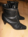 💖  TAMARIS Damen Stiefelette Gr. 37 schwarz Leder Stiefel Winterschuhe