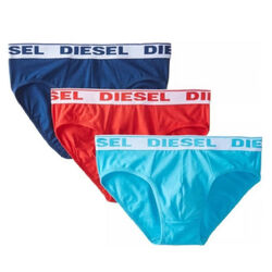 3er Pack DIESEL Herren Slips Briefs Fresh & Bright Stretch Cotton Gr. XXL