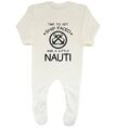 Time To Get Ship Faced And A Little Nauti Baby Grow Schlafanzug Jungen Mädchen