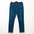 Levi Strauss 511 Herren W30 L34 Slim Jeans Denim Hosen Dehnbar Blau