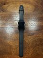 Apple Watch Sport Series 3 42mm Spacegrau Aluminiumgehäuse Schwarz Sportarmband