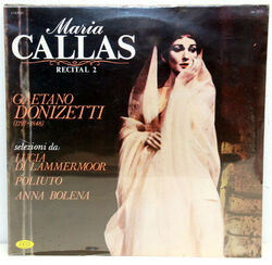 12" VInyl - LP MARIA CALLAS - Recital 2