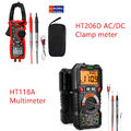 Strommessgerät Zangenmessgerät Digitales Multimeter AC/DC HT206D ,118A KAIWEETS