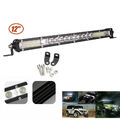 12" 1200W LED Lightbar Lichtbalken Arbeitsscheinwerfer Offroad Lampe 12V 24V DE