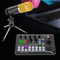 Microphone-Mikrofon Mixer-Recording Kondensator-Audio-Mixer Mit Soundkarte USB