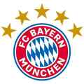 Wandtattoo FC Bayern München Logo 5 STERNE FCB ROT Offizielles Lizenzprodukt