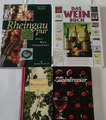 Buchpaket über Wein 4x Buch Weinbrevier Wein-Glossar Das Weinbuch Rheingau pur