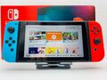 Nintendo Switch V2 Konsole neon-rot / neon-blau + Tasche + OVP