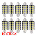 10x 12V 5050 SMD LED Soffitte Licht KFZ Auto Canbus Innenraum Beleuchtung Lampe