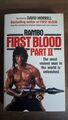 ~~ Rambo: First Blood Teil II, David Morrell 1985 Taschenbuch ~~