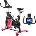 LCD Heimtrainer Ergometer Fitness Fahrrad Indoor Cycling Bike mit Pulsmesser