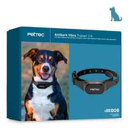 PetTec Anti Bell Halsband, Vibrationshalsband, Hundehalsband Vibration⭐automatisches Hundeerziehungshalsband ⭐Dt. Händler