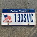 Original US Auto Kennzeichen Nummernschild USA 🇺🇸New York Veteran