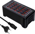 USB-Ladegerät,20-Port Desktop USB-Ladestation,100W Multi-Funktions-USB-Smart-Lad