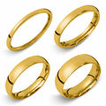Ring aus Edelstahl Partner-Ringe rosé gold silber schwarz rotgold Damen Herren 