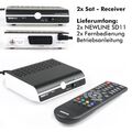 2x NEWLine SD11 SAT - Receiver / Outdoor Camping