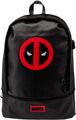 OFFIZIELLE MARVEL DEADPOOL URBAN USB PREMIUM RUCKSACK SCHULTASCHE BRANDNEU MIT ETIKETT KAR