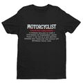 MOTORRADFAHRER Wörterbuch Definition lustiger Biker T-Shirt Geschenkidee Motorradliebhaber